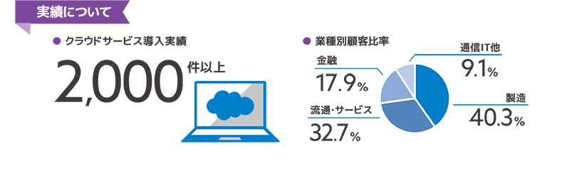 実績について