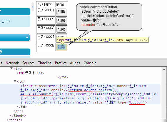 実際に出力されるHTML