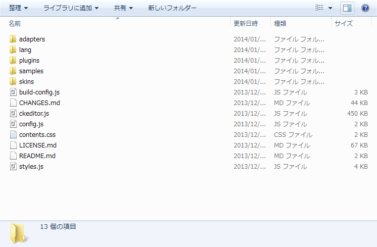 CKeditorファイル一式