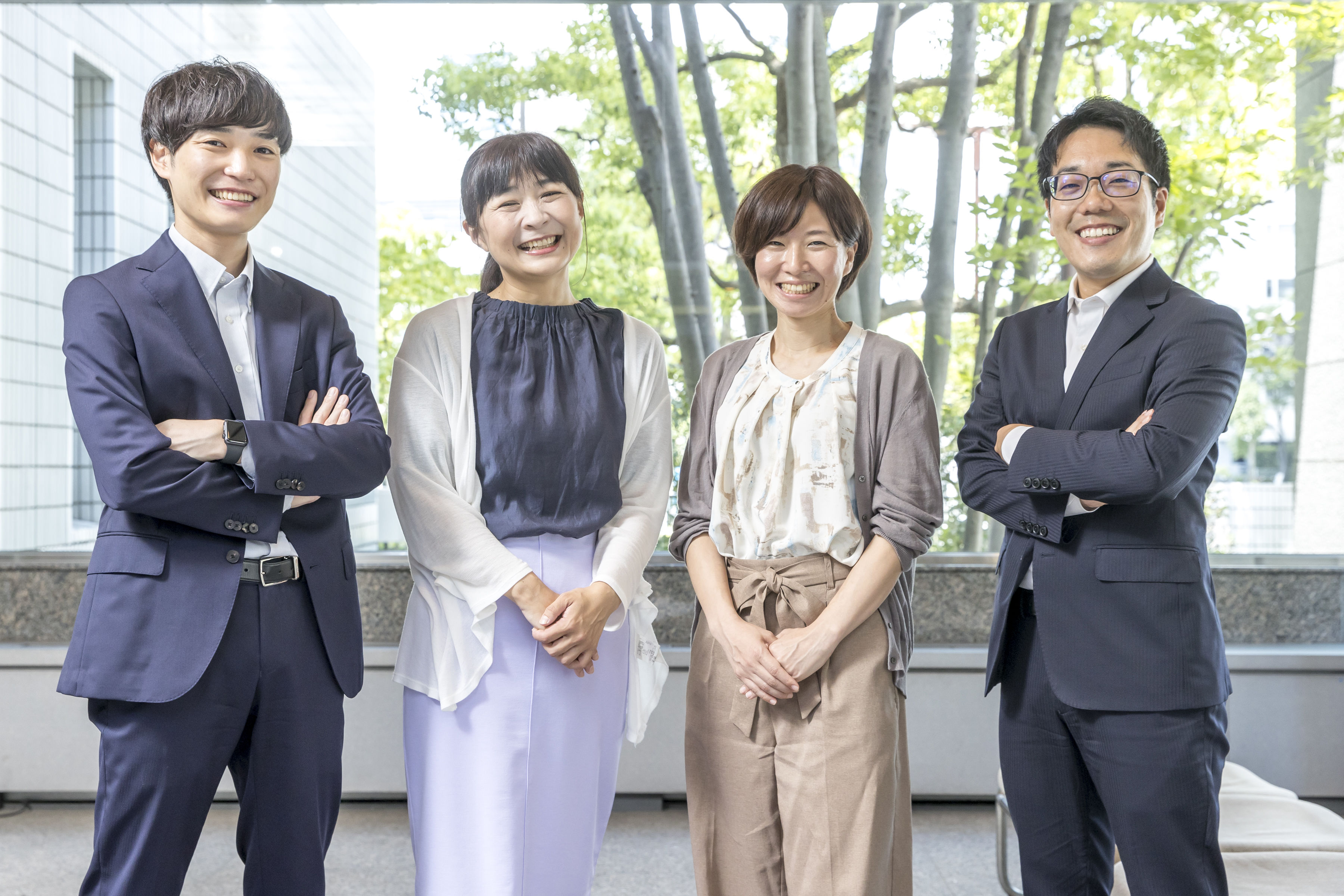 三菱UFJトラストシステム ITイノベーション推進部　齊藤慎吾氏、太田 香里氏、池ヶ谷　鮎奈氏、川邊　将史氏