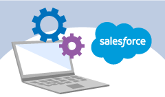 イラスト:Salesforceのクラウド基盤を活用