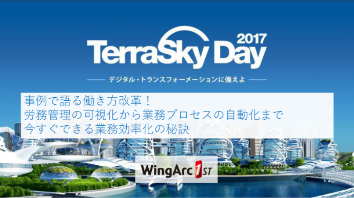 事例で語る働き方改革!【ウイングアーク1st株式会社様 講演資料】